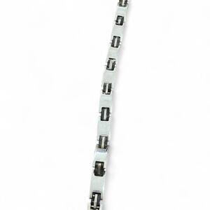 Stainless steel bracelet with a
